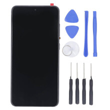 Phone Screen Assembly Replacement Organic Light Emitting Diode Phone Digitizer Touch Display with Fingerprint Frame for Galaxy S21 FE