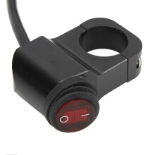 Motorrad-Lenkerknöpfschalter, LED-Nebelscheinwerferschalterkabelbaum, wasserdicht für ATV/Dirtbike, 2,2 m/2,41 yd