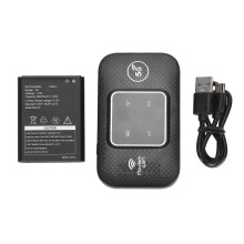 Tragbarer 4G LTE WLAN-Router mit USB-Anschluss, 300 Mbit/s Highspeed-Internet, WLAN-Freigabe für bis zu 10 Geräte in Europa