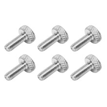6 Pcs Tremolo Bridge String Locking Screw Metal Electric Guitar Tremolo Bridge Fine Tuning Screws Silver