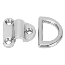 Opvouwbaar oog van roestvrij staal 316, roestvrije D-ring, bevestigingsoog voor boot, jacht, camper, trailer, vrachtwagen, marine, 6 mm