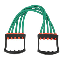 Chest Expander Portable Durable Sturdy Ergonomic Elastic Detachable Arm Strength Trainer