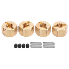 4pcs/set 12mm Hex Wheel Hub Extended Adapter for SCX10 90046 GN7 CC01 1/10 RC Cars8mm