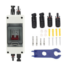 Solar Disconnect Switch Mini Circuit Breaker with IP65 Waterproof Distribution Box PV Disconnector DC500V 20A