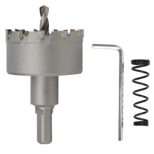 Hartmetall-Lochsäge, Metallreibbohrer für dicke Metallplatten, Industriebedarf, Ø 75 mm