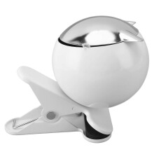 Windbestendige asbak met clip, innovatief, stijlvol, gepolijst en decoratief, met deksel voor bar, internetcaf??, KTV, kantoor, tafel, wit.