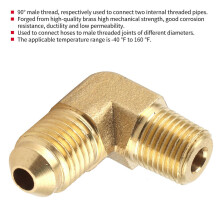 Oil Pressure Sensor Adapter NPT Tee Male to Female1/8in to M10x1.0 Turbo Supply Line Gauge Fitting