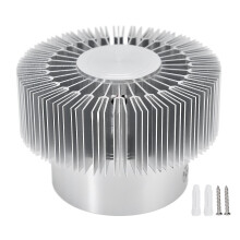 Plafondlamp 3W LED zonvormig plafondlicht, geschikt voor astigmatisme, gangverlichting, verandaverlichting, plafondlamp, energiezuinig rood licht