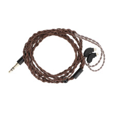 Oordopjeskabel 2-pins 0,78 mm OFC vervangende afneembare kabel 3,5 mm headsetdraad voor KZ ZSN ZS10 ZSX AS12 AS16 ZS10