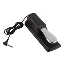 Sustain-Pedal mit Kabel, kompatibel mit allen elektronischen Keyboards und Digitalpianos