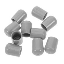 10pcs Chair Leg Caps Floor Protectors Skid Resistant Furniture Leg Covers Easy Installation Durable Grey Comfortable Protection for Dining Room Chairs