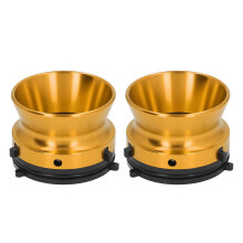 1 paar NAB-naafadapters van gepolijst aluminiumlegering, universeel laadapparaat voor 10-inch openers van Studer, ReVox, Akai en Teac Gold.