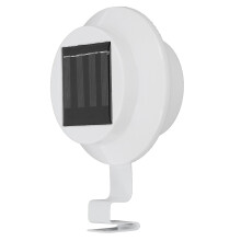 3LED White Solar Fence Light Eaves Lamp White Light Lighting Tool for Outdoor Garden