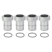 4 Pcs Bench Dog 20mm Aluminum Alloy Workbench Dog Stop with Non Slip Pad for MFT Table
