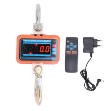 Digital Crane Scale 3000KG 6600LB LED Display High Accuracy Industrial Hanging Scale with Wireless Remote AC100?240V EU Plug