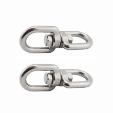 Planter Hooks Swivel Hook Prevent Tangling Hanging Basket Spinner 4mm-304 Stainless Steel 2Pcs