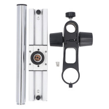 Microscope Slide Rail Track Stand 300mm Long Column Universal Adjustable Microscope Stand for Camera