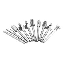 10 stuks/set 1/8 inch schacht freesbits van snelstaal voor houtbewerking