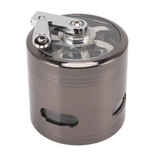 Manual Spice Grinder Zinc Alloy Portable Herb Mill Powder Grinding Machine for Household Use