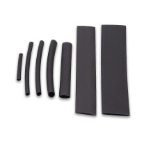 150 stuks/set RC draadkabelmantel 2:1 krimpkous zwart