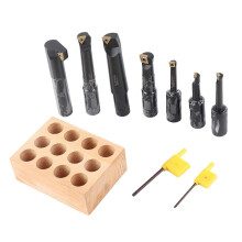 7Pcs Boring Tool 18mm Round Shank Indexable Cemented Carbide Turning Bar Holder Set F1?18