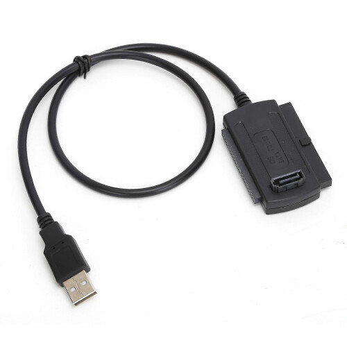 USB to Serial ATA Converter External Adapter USB 2.0 Easy Drive Line for SSD/HDD Data Transfer Computer TVSingle Host 1