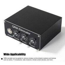 Professional QRM Eliminator X-Phase Built-in PTT Control 1-30 MHz HF Band QRM Eliminator Aluminum Alloy QRM Canceller Radio TV Broadcast Equipments