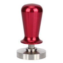 57.5mm Stainless Steel Coffee Tamper Powder Flat Pressure Press Hammer Tool Coffee AccessoriesRed