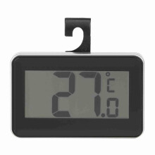Zeer nauwkeurige waterdichte elektronische thermometer voor koelkasttemperatuur (zwart)