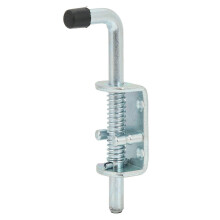 12x171mm Federbelasteter Riegelbolzen aus verzinktem Kohlenstoffstahl für Wohnwagen-Tortüren, passend für Truhen, Behälter und Schränke