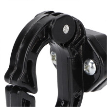 Motorrad-Fronthaken für Gepäckträger, Helm und Tasche, aus legiertem Stahl und Aluminium, Tragkraft 12 kg, für Elektroroller, Schwarz