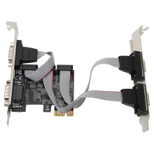 PCIE-Erweiterungskarte PCI Express x1 auf 4 RS232-Schnittstellen – Adapterkarte für vielfältige Anwendungen