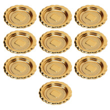 Small Trays Golden for Dessert Shops 20Pcs