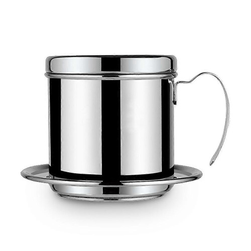 Edelstahlbecher Vietnamesischer Kaffeefilter Phin Infuser Silber