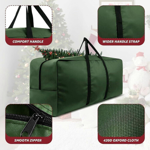 9-12 Ft Christmas Tree Storage Bag 420D Xmas Tree Storage Bag Extra Large 2