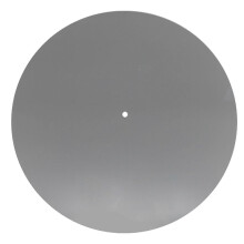 Acryl draaitafelmat vermindert ruis, verbetert de geluidskwaliteit, antistatische slipmat voor LP-platen (12 inch), transparant.