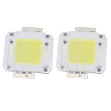 2 stuks 100W COB LED-chips 9600LM 6000K LED-chips voor LED-projectieverlichting 32-36V