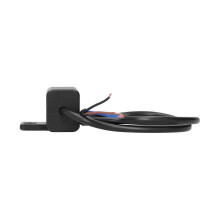 Waterdichte stuurschakelaar voor koplamp en mistlamp met aan/uit-knop (0,4 inch montage) en rood resetlampje (linkerzijde).