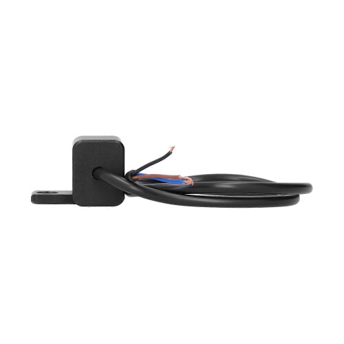 Waterproof Handlebar Switch Headlight Fog Lamp ON-OFF Button 0.4in Mount with Red Light Reset Lock(Left Side )
