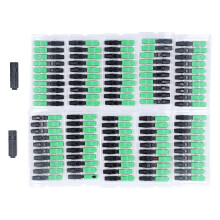 Glasfaser-Schnellverbinder SC UPC Vierkantkopf Voreingebauter ABS-Lichtwellenleiter-Konverter-Adapter