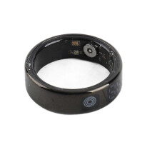 Slimme ring met touchscreen, IP68 roestvrij staal, meerdere sportmodi, fitness tracker, ringmaat 11 (binnendiameter 20,6 mm)