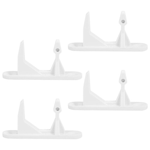 Front Load Washer Door Latch Replacement Plastic Rectangular Striker For Home Use 4Pcs 2