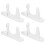 Front Load Washer Door Latch Replacement Plastic Rectangular Striker For Home Use 4Pcs 4