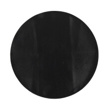 Grillmatte, feuerfest, hitzebeständig, waschbar, wiederverwendbar, runde Grillmatte, schwarz, 82 cm Durchmesser
