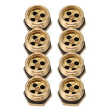 20PCS Brass Misting Nozzles 1/2 Inch Adjustable Dust Removal Cooling Atomizers Nozzles for Lawn Garden