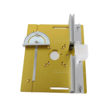 Router Table Insert Plate Double Hole Aluminum Alloy Wood Milling Flip Board for Electric Trimming Engraving Machine