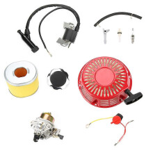 9-teiliges Set Benzinmotor-Verschleißteile für Honda GX340 und GX390: Zündspule, Zündkerze, Luftfilter
