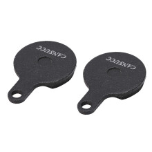 CANSUCC 2pcs Bicycle Disc Brake Pads Resin and Semi Metallic Round Mountain Bike Brake Pads for IOX