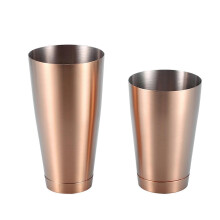 Stevige en duurzame cocktailshaker van roestvrij staal, geschikt voor de bar en keuken (ros??goudkleurig)