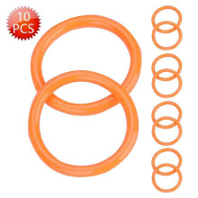 10 Stück 13,8 x 1,9 mm hochfeste Polyurethan-O-Ringe für CO2-Druckluftflaschen von Paintball-Markierern (Orange)